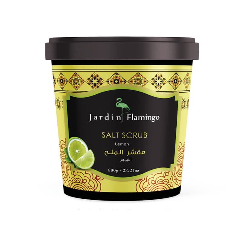 مقشر الملح جاردن JARDIN FLAMINGO LEMON 800G