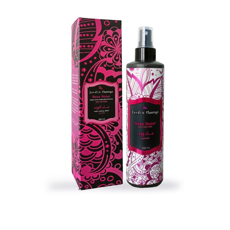 ماء ورد جاردن بخاخ JARDIN FLAMINGO GLYCERIN 250ML