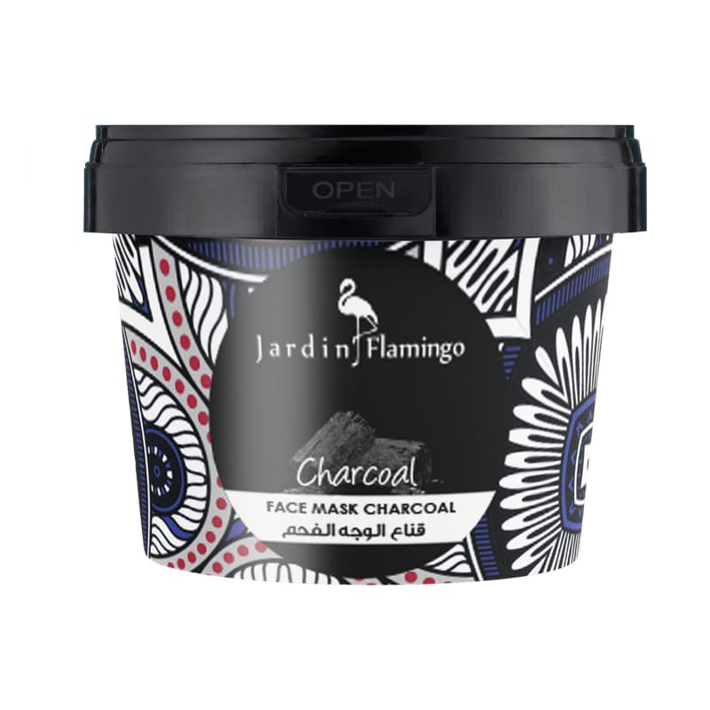 قناع وجه  جاردن فحم JARDIN FLAMINGO CHARCOL400G