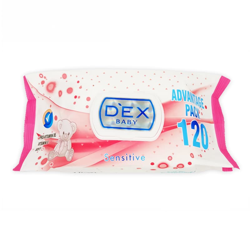 محارم معطرة ديكس DEX BABY SENSITIVE 120 PCS
