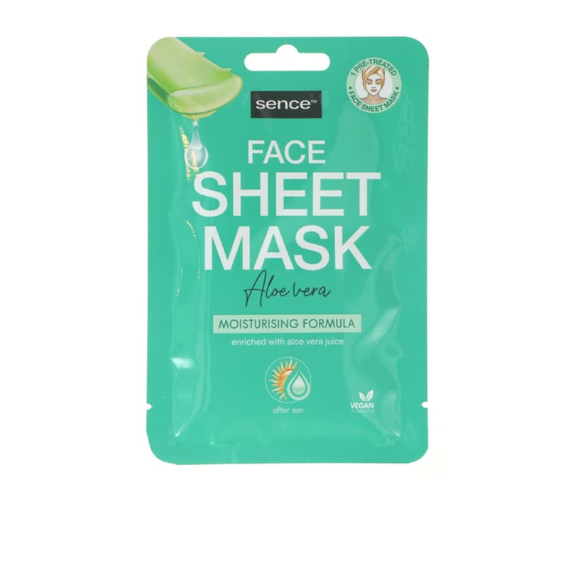 ماسك ورق سينس SENCE FACIAL MASK ALOE VERA 23 ML