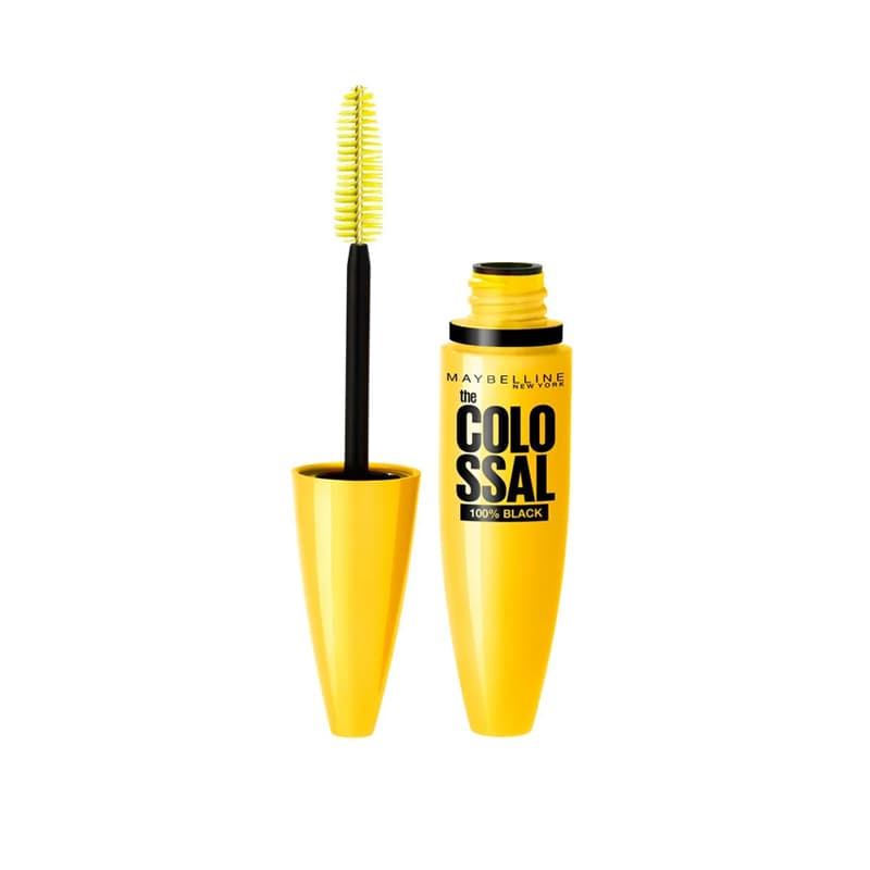 مسكارة ميبلين اصفر MASCARA COLOSSAL BLACK 100%
