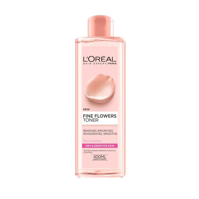 تونك لوريال زهري لبشرة جافة LOREAL FLOWERS 400 ML