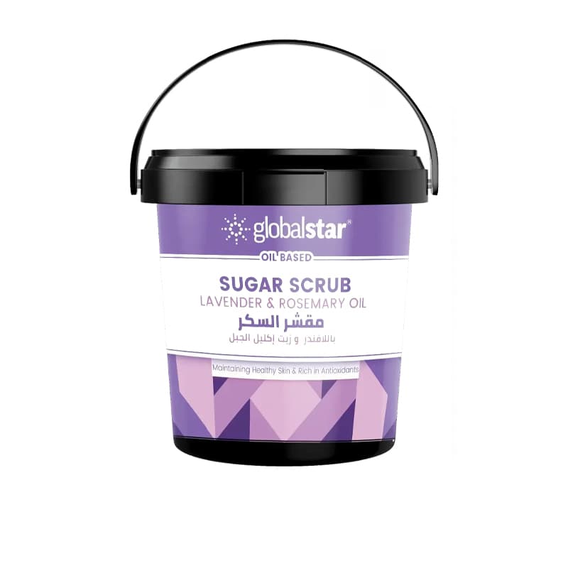مقشر السكر بالافندر GLOBAL SUGAR SCRUB 600G