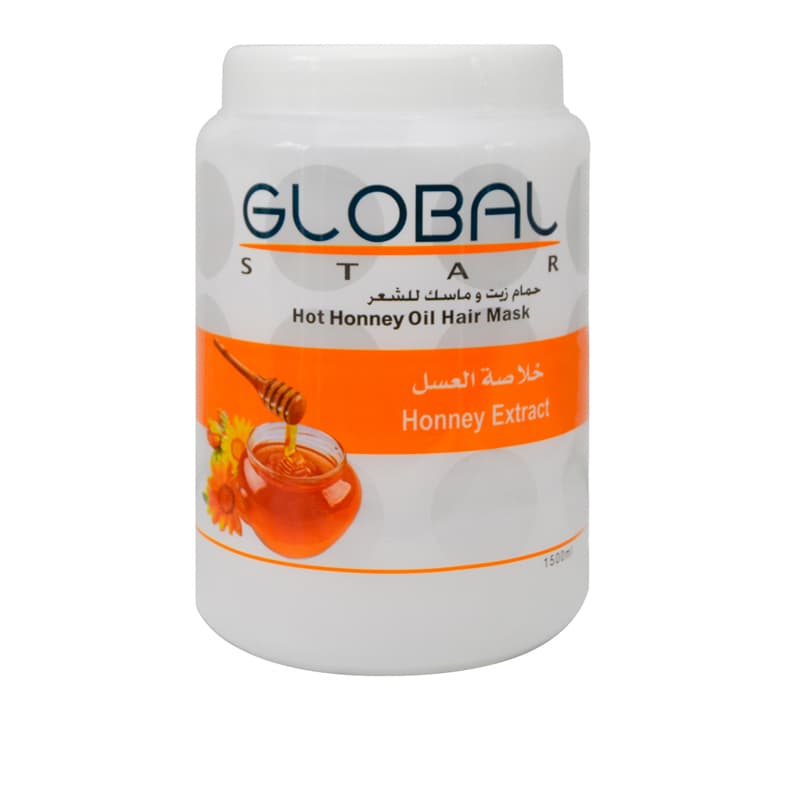 حمام زيت جلوبال عسل GLOBAL HAIR MASK 1500 ML
