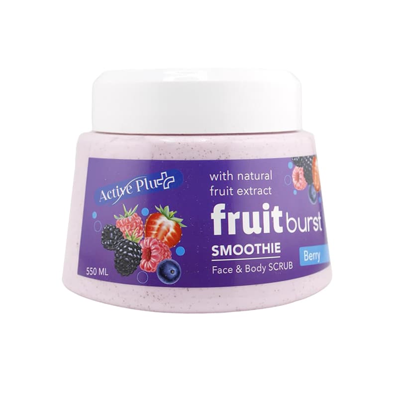 سكرب اكتيف بلس ACTIVE PLUS FRUIT BURST BERRY 550ML