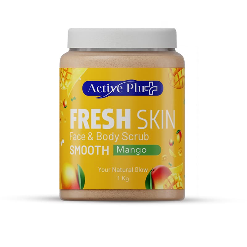 مقشر وجه وجسم اكتيف ACTIVE PLUS SMOOTH MANGO 1KG