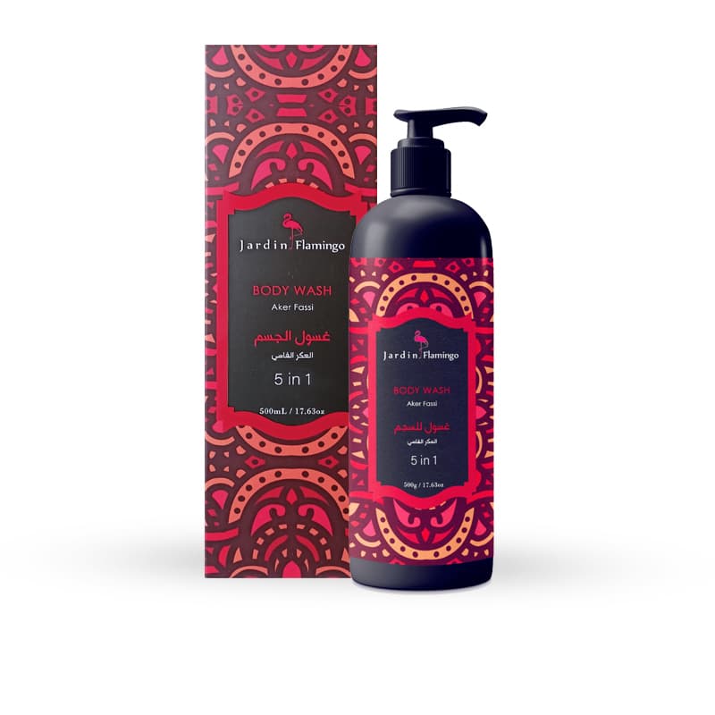 غسول الجسم جاردن JARDIN FLAMINGO AKER FASSI 500ML