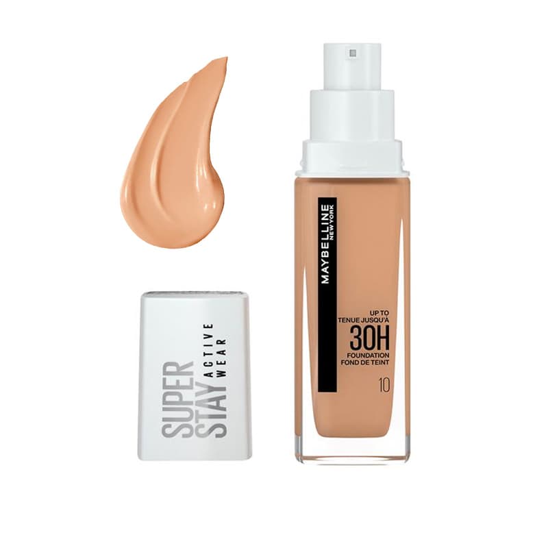 اساس ميبلين سوبر ستي MAYBELLINE ACTIVE WEAR NO 10