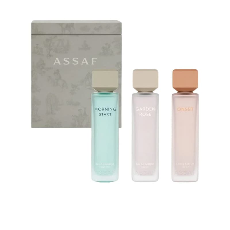 بكج عطر عساف ASSAF RIYDH MORNING START 3PCS
