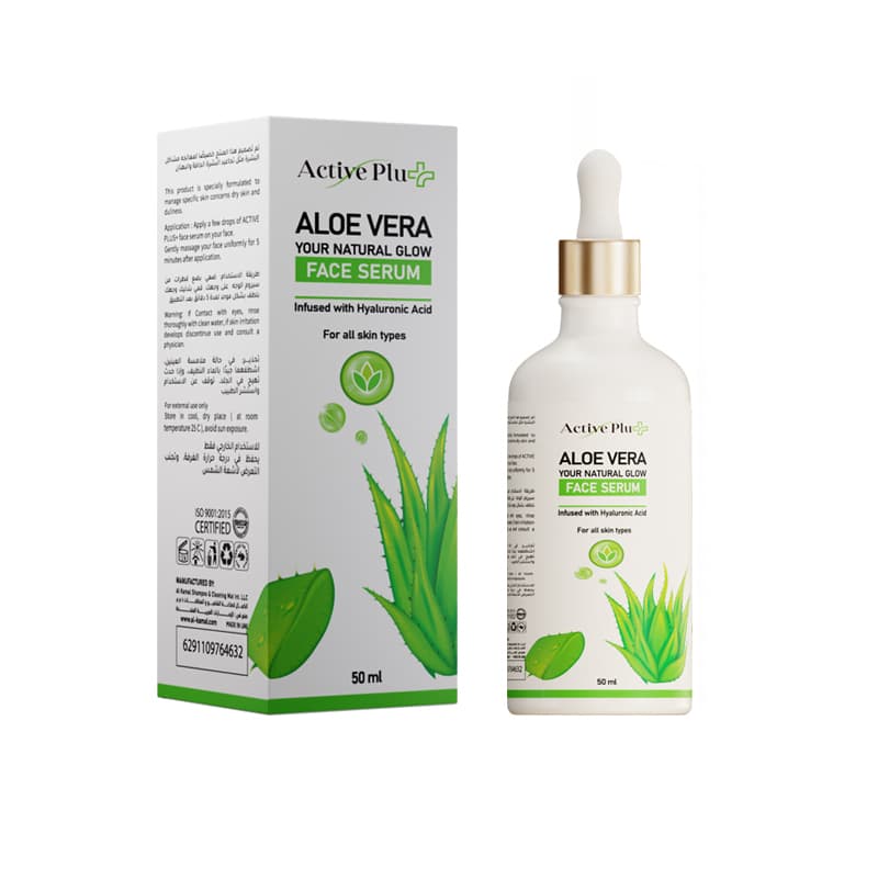 سيروم بشرة اكتيف ACTIVE PLUS SERUM ALOE VERA 50ML