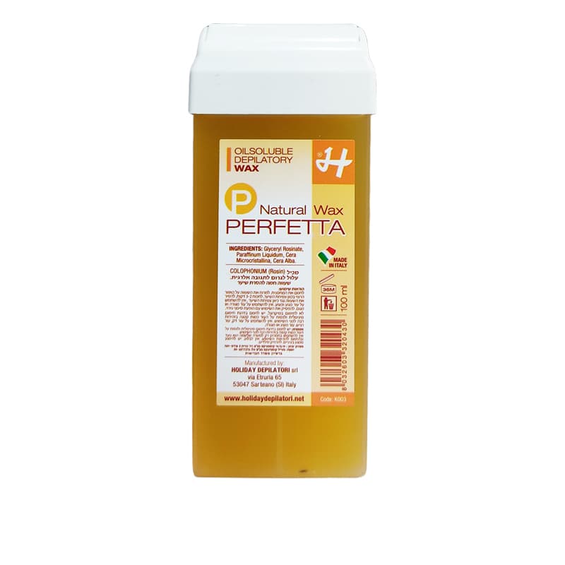 شمع رول هوليدي اصفر HOLIDAY ROll 100 ML