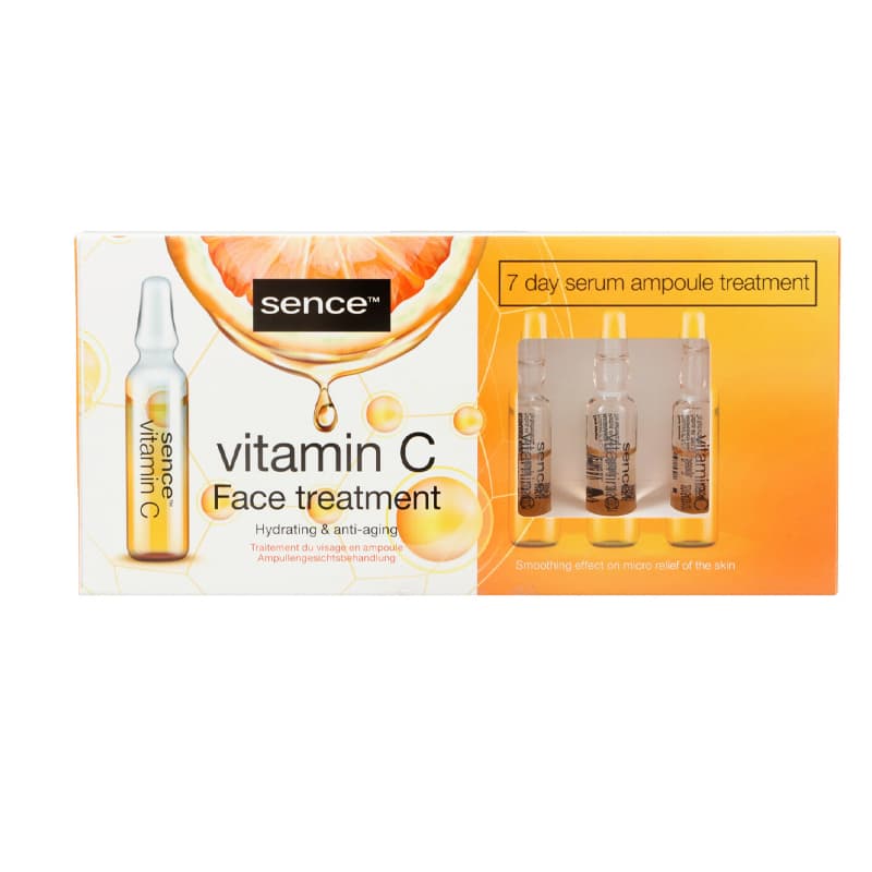 امبولات وجه سينس SENCE AMPOULES FACE VIT C 7*2ML